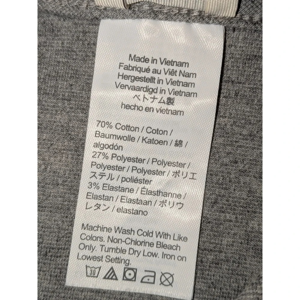 Crewcuts J‎ Crew Girls Heather Gray Jersey Skater Skirt Side Zip Size 12 NEW